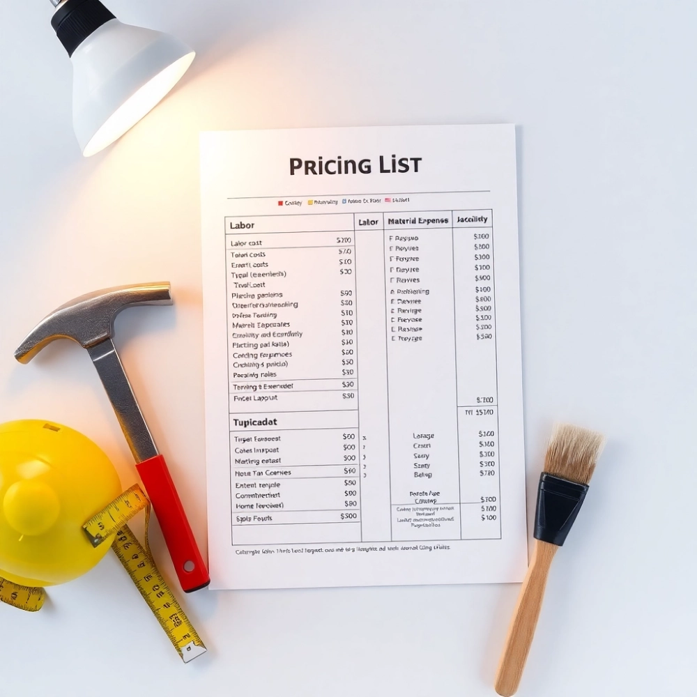 Cennik Prac Remontowych 2024