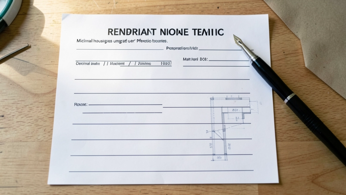 informacja o remoncie mieszkania wzór