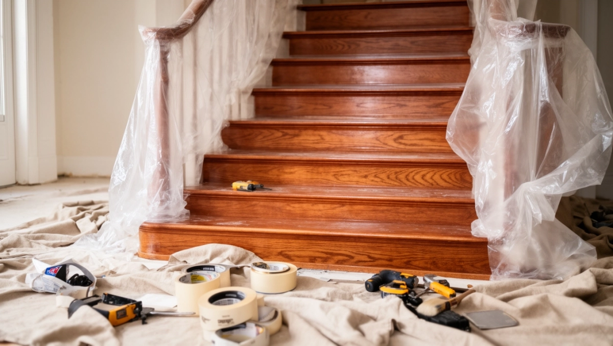 Jak zabezpieczyć schody drewniane przed remontem
