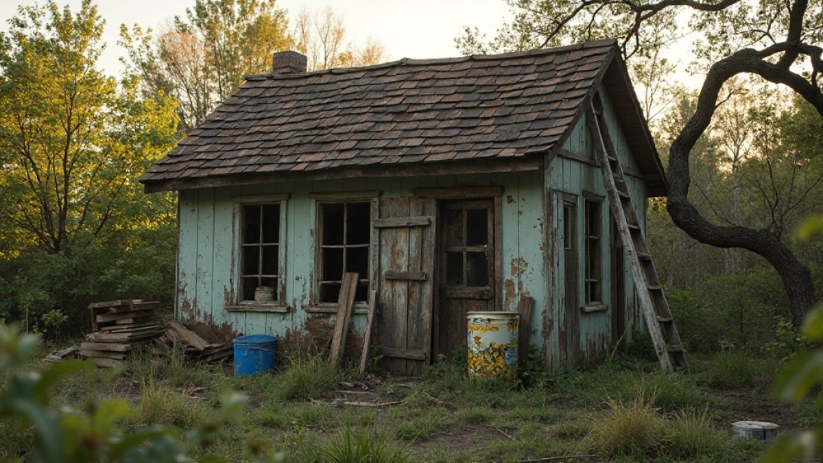 Remont domku na działce ROD