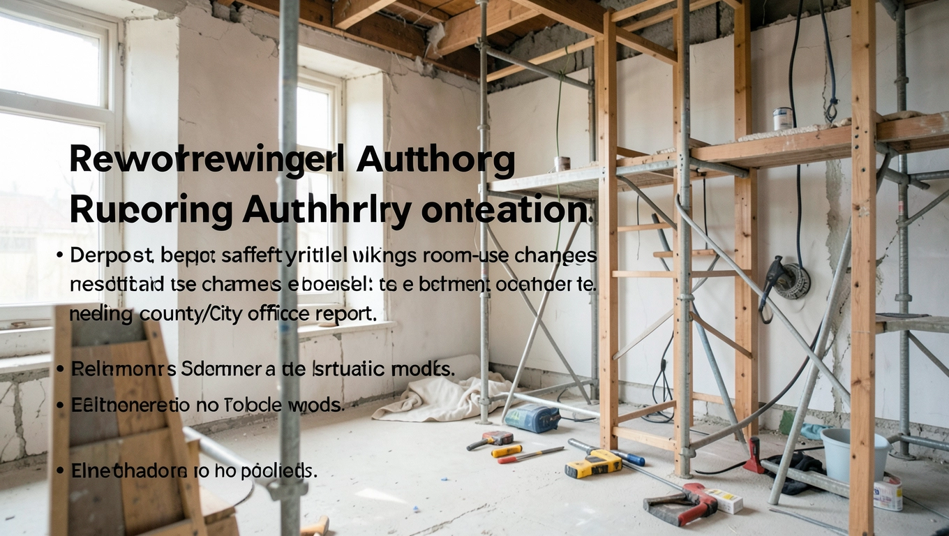 Remonty wymagające zgłoszenia do urzędu