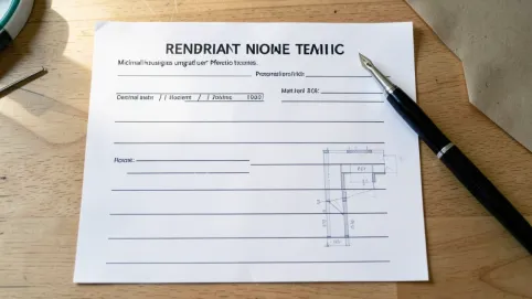 informacja o remoncie mieszkania wzór