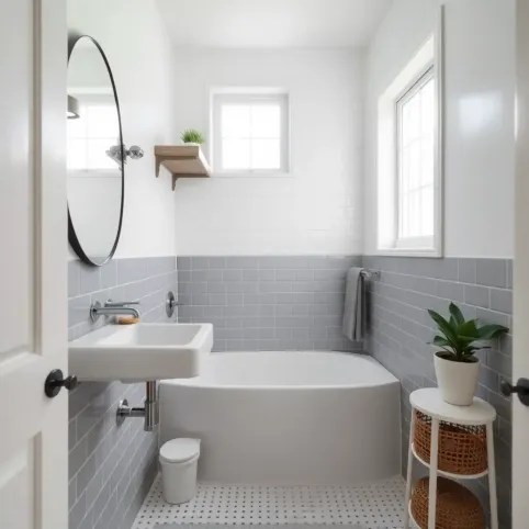 Remont łazienki tanim kosztem inspiracje