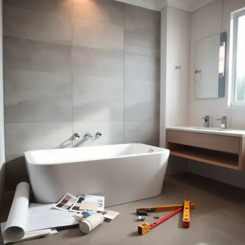 Remont łazienki z projektem